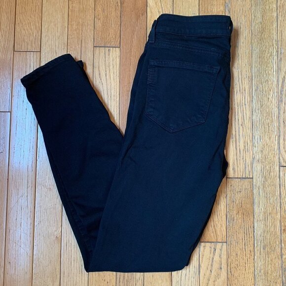 Paige sz 29 Verdugo Ultra Skinny Black Shadow Jeans - Picture 3 of 9